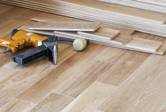 Hardwood flooring installation | Bow Family Furniture & Flooring